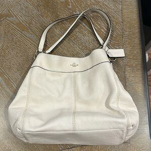 Authentic White Coach Bag.